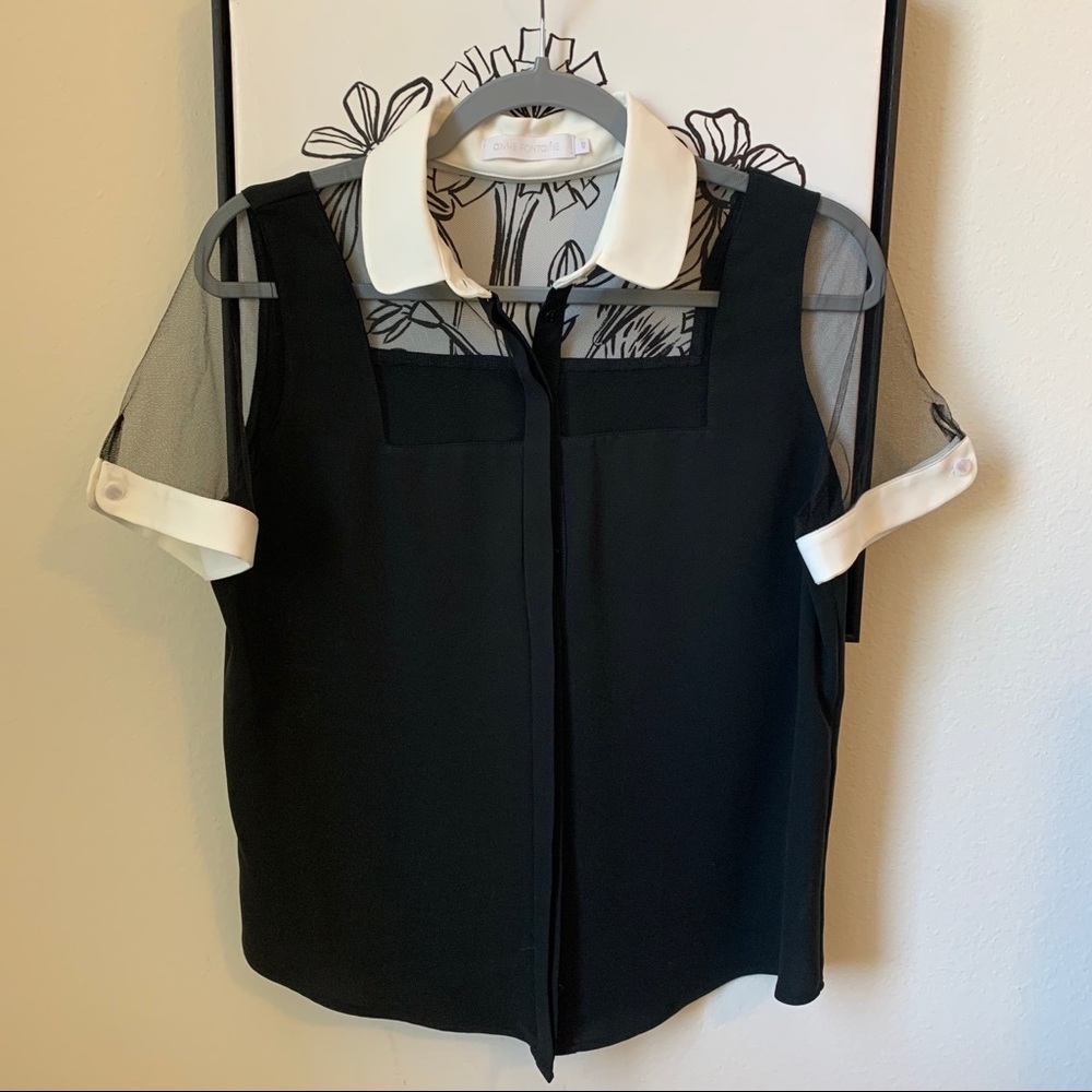 Anne Fontaine Button Down Blouse